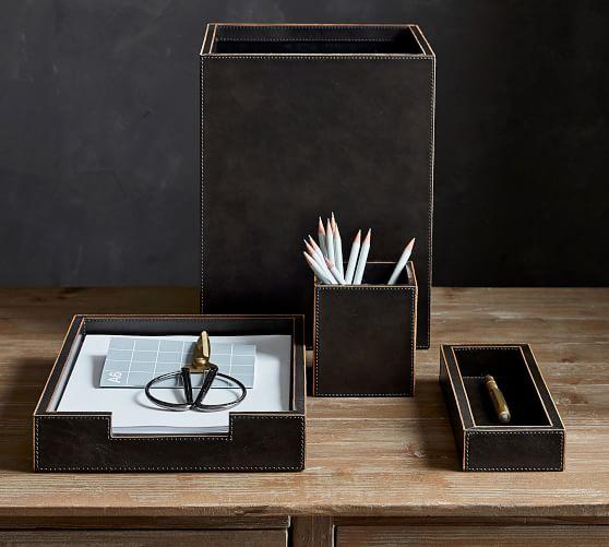 Leather Office Accessories - Decorated Office